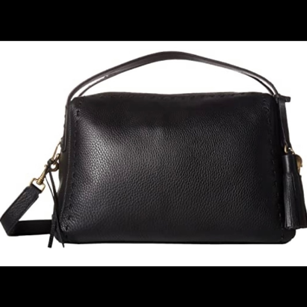 Cole Haan Black Leather Satchel